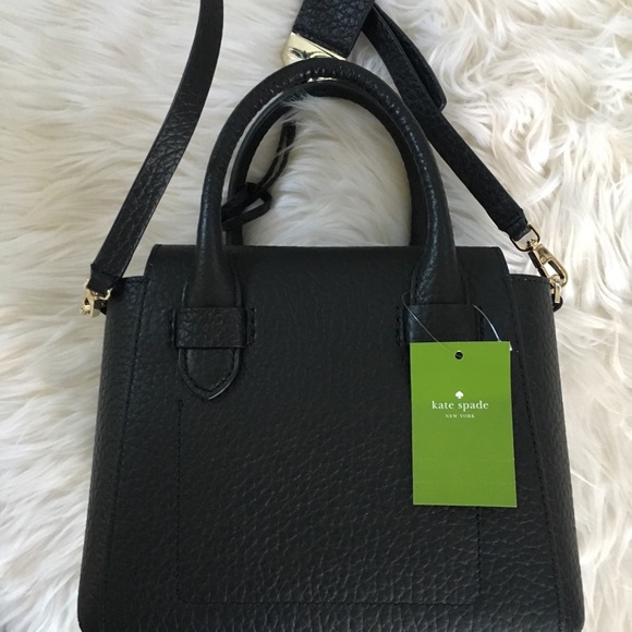 Kate Spade black crossbody satchel bag - Picture 4 of 8